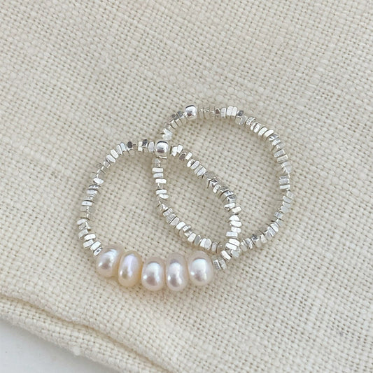 Design Sier Small Pieces Of Freshwater Rings