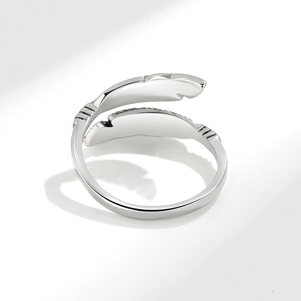 Women's & Men's & Feather For Trendy Personalized Hip Hop Creative Rings