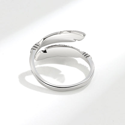 Women's & Men's & Feather For Trendy Personalized Hip Hop Creative Rings
