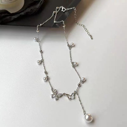 Women's Design Advanced French Short Pearl Princess Necklaces