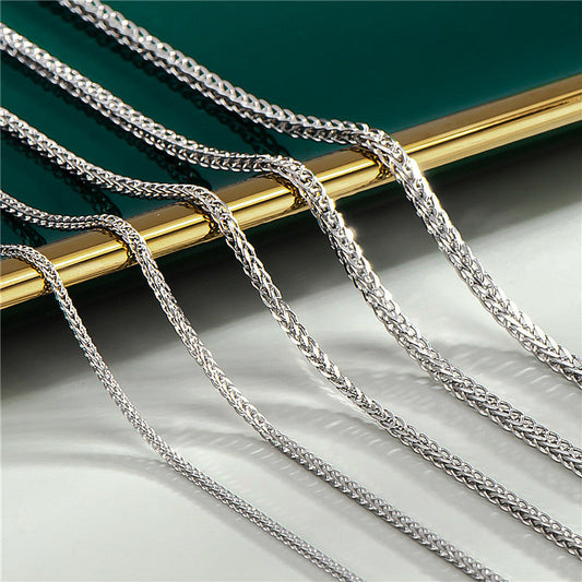 Sier More Than Chopin Chain Specifications Necklaces