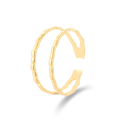 Metal Titanium Steel Female Design Stainless Rings