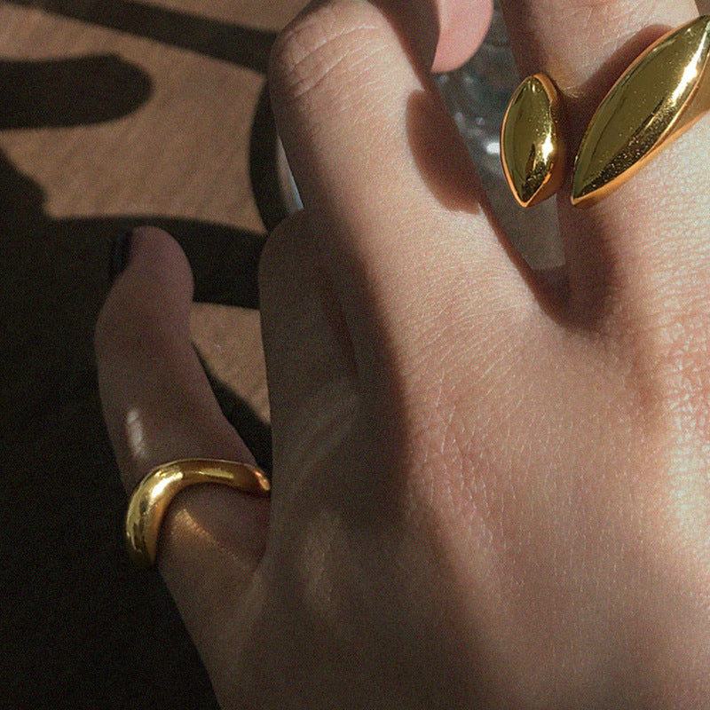 Summer Korean Style Female Wild Light Rings