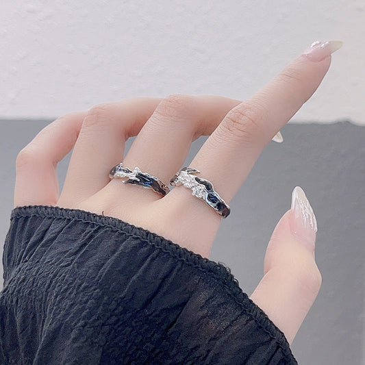 Women's & Men's & And Cold Wind Personality Sterling Sier Rings
