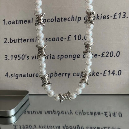 Pearl Hip Hop Style Boys Female Necklaces