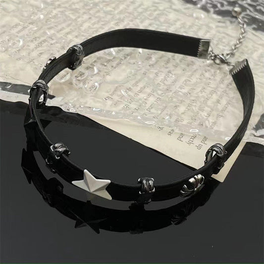 Black And White Two-color Collar Female Necklaces