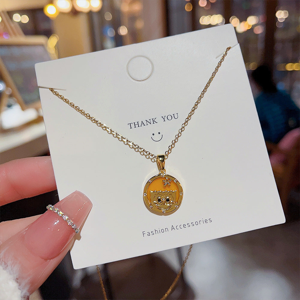 Temperamental Sweet High-grade Female Stylish Pendant Necklaces