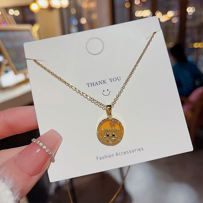 Temperamental Sweet High-grade Female Stylish Pendant Necklaces