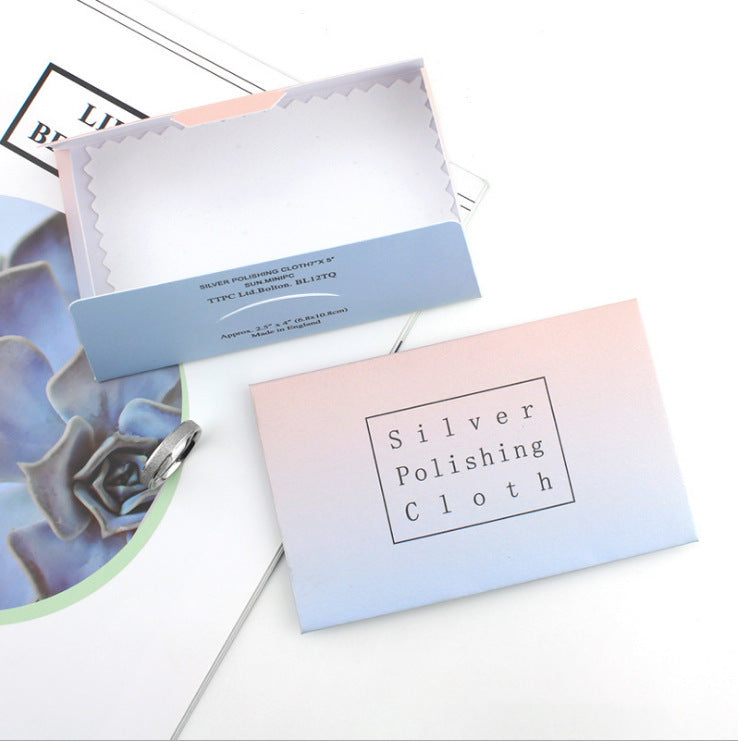 Bao Packing Box Handbag Sier Polishing Cloth Earrings