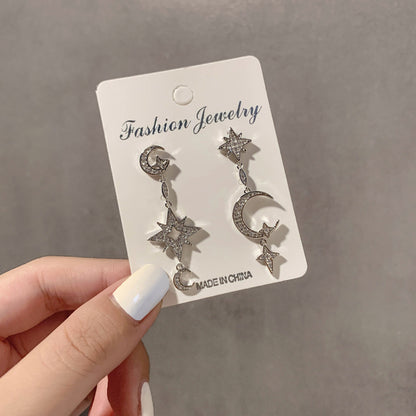 Female Simple Graceful Metal Quality Street Earrings