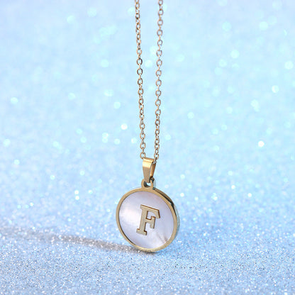 Stainless Steel Female Pendant Ornament Small Necklaces