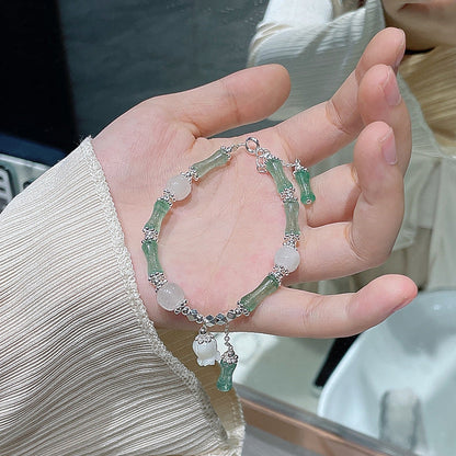 Crystal Stall Strawberry Quartz Lucky Attracting Bracelets