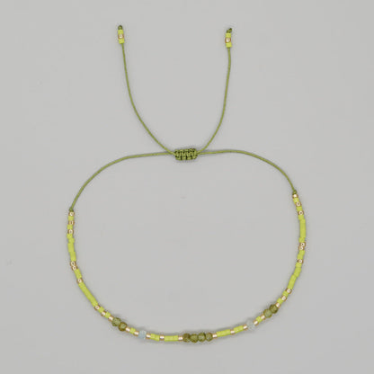 Women's Special Interest Light Luxury Style Personality Jewelry Colorful Bead Bracelets