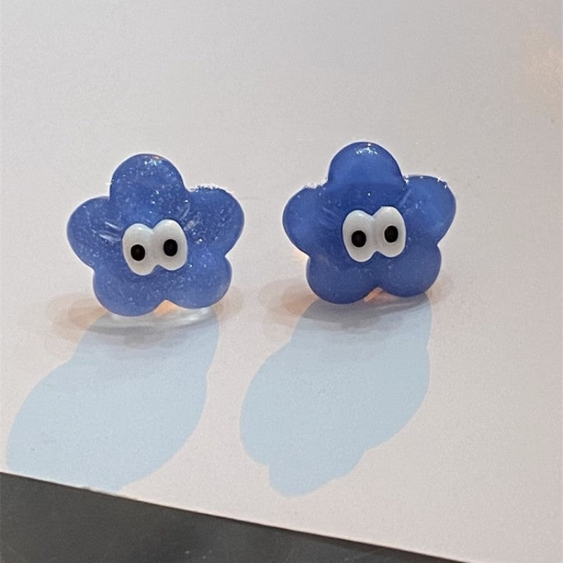 Women's Cute And Compact Lightning Jelly Niche Earrings