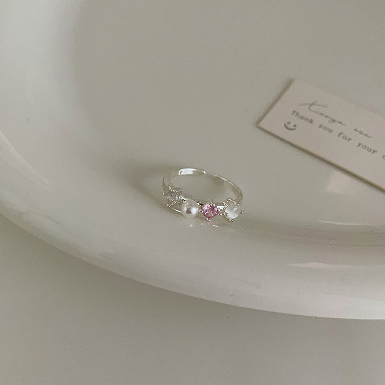 Dripping Oil Butterfly Opening Suit Female Design Rings