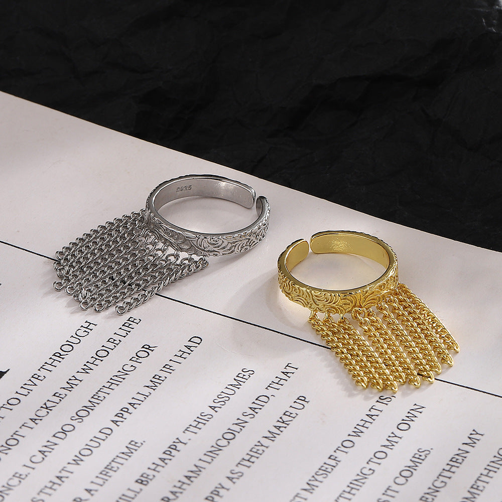 Personalized And Exaggerated Minority Gold Plated Rings