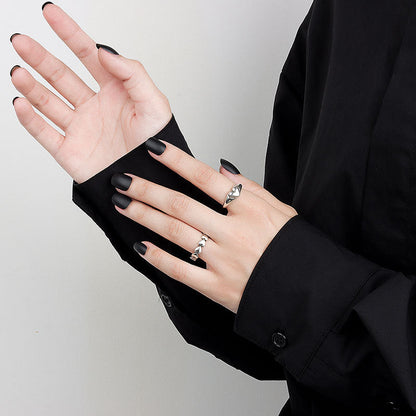 Female Fashion Personality Trendy Simple Design Rings