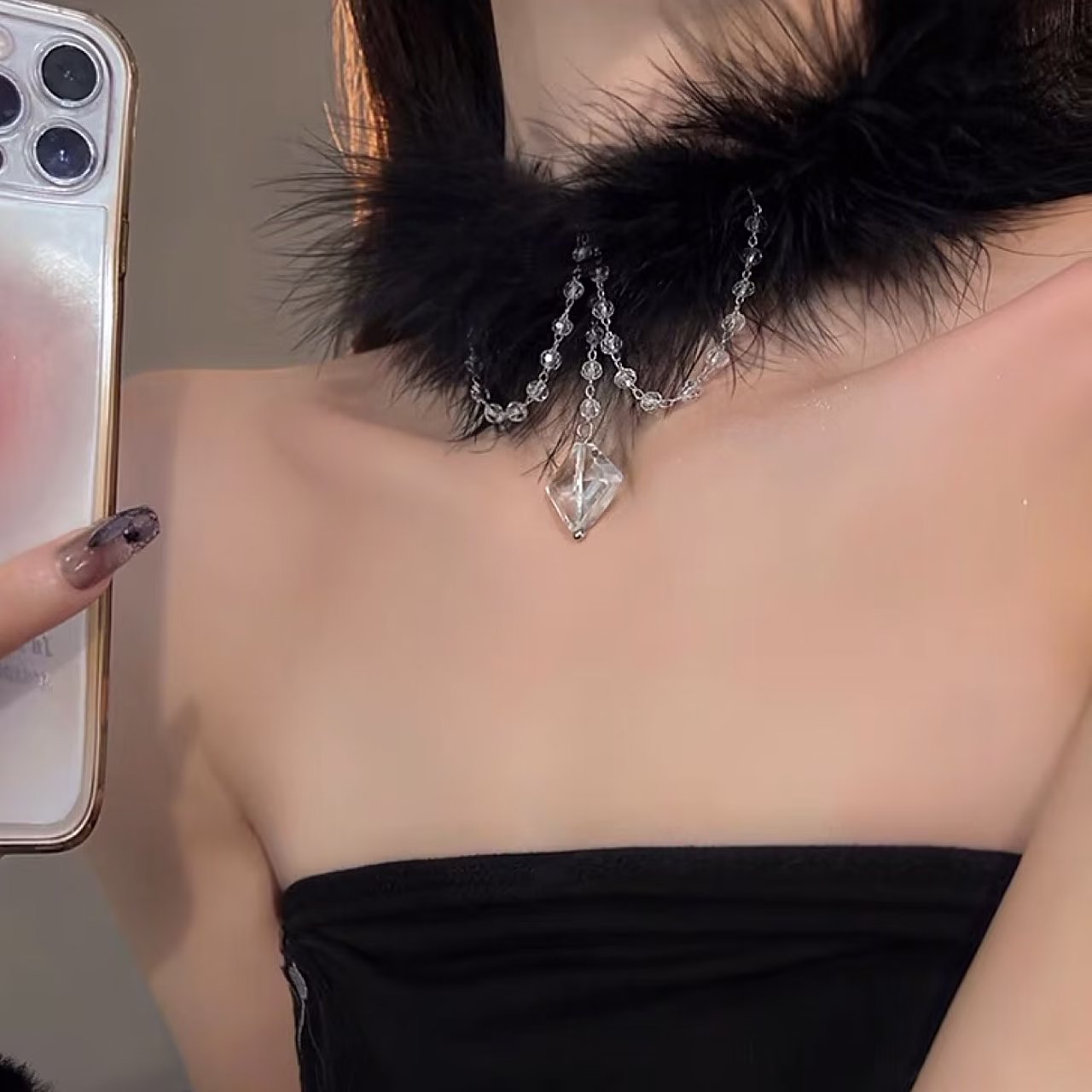 Women's Feather Niche Unique Design Sense Personality Necklaces