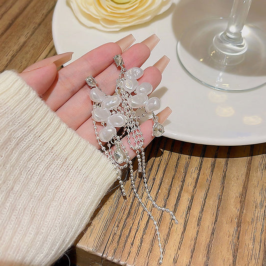 Women's Needle Pearl High-grade Sense Elegant Accessories Earrings