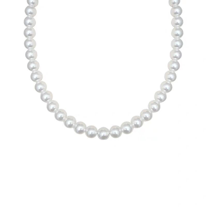 Women's Retro Glass Pearl For Light Luxury Necklaces