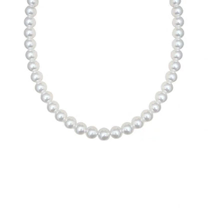 Women's Retro Glass Pearl For Light Luxury Necklaces