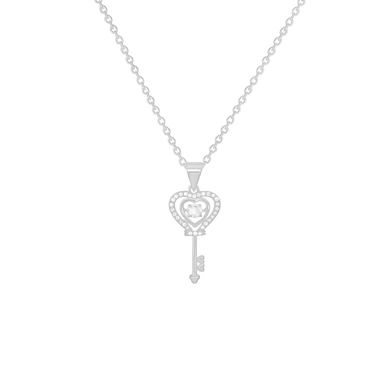 Unique Key Pendant Female Light Luxury Temperament Clavicle Necklaces