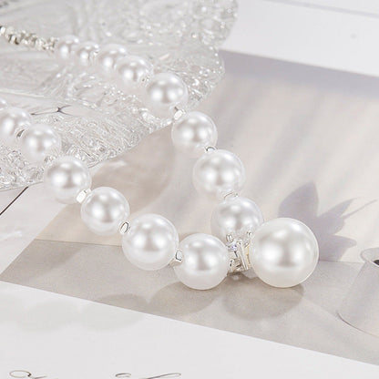 Women's Small Pieces Of Sier Pearl Light Luxury Necklaces