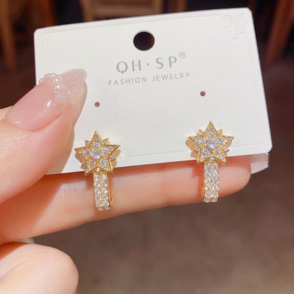 Affordable Luxury Fashion Temperament Ear Clip Earrings