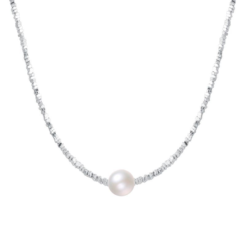 Pearls Geometric French Elegant Retro Temperament Entry Necklaces