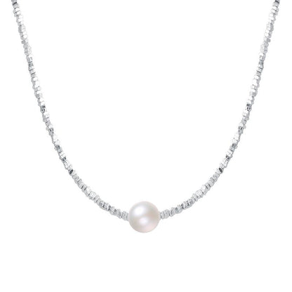 Pearls Geometric French Elegant Retro Temperament Entry Necklaces