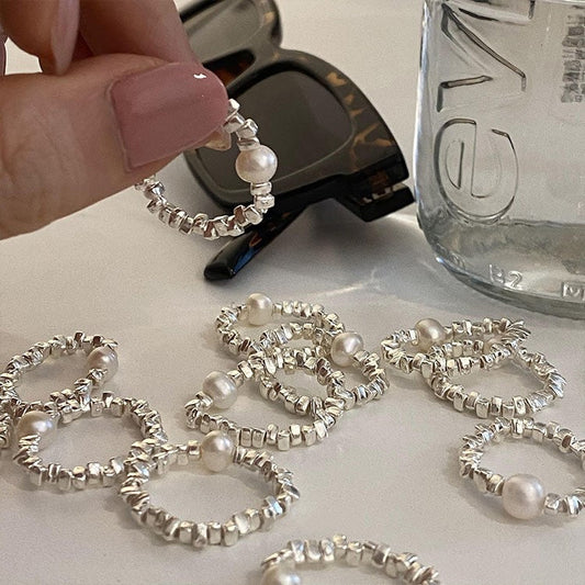 Shell Pearls Female Niche Beautiful Pearl Rings