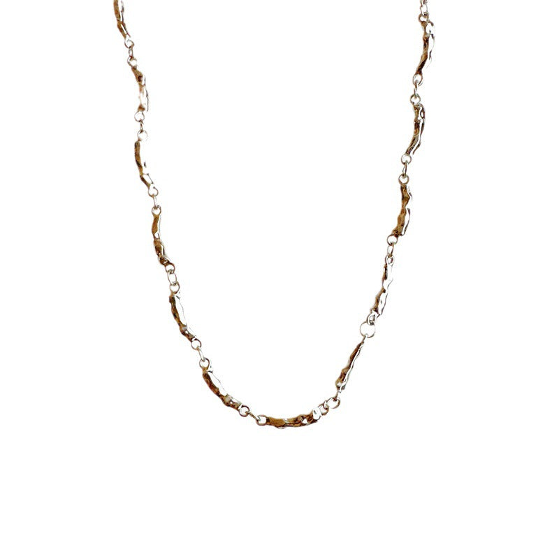 Small Pieces Of Sier Female Hip Necklaces