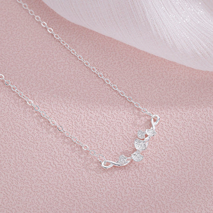 Leaf Female Temperament Light Luxury Niche Leaves Clavicle Chain Necklaces