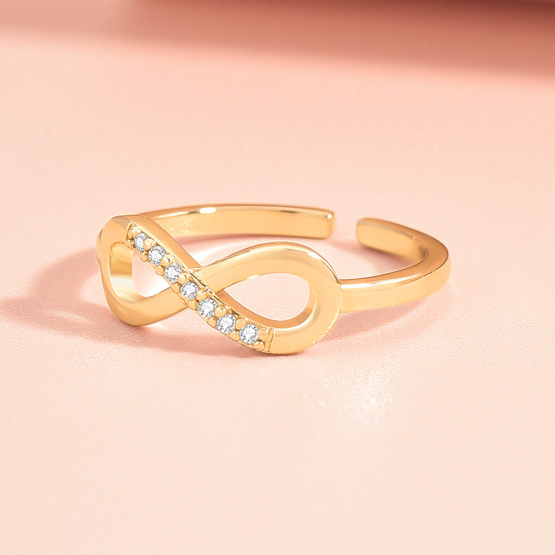 Women's Infinite Retro And Fashion Personalized Diamond Rings