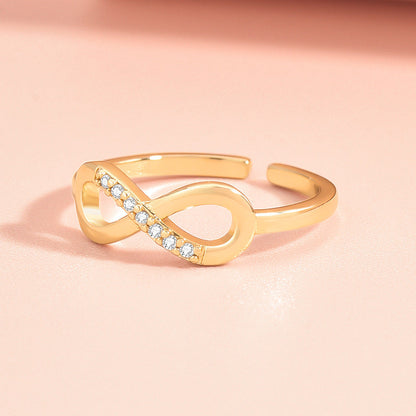 Women's Infinite Retro And Fashion Personalized Diamond Rings