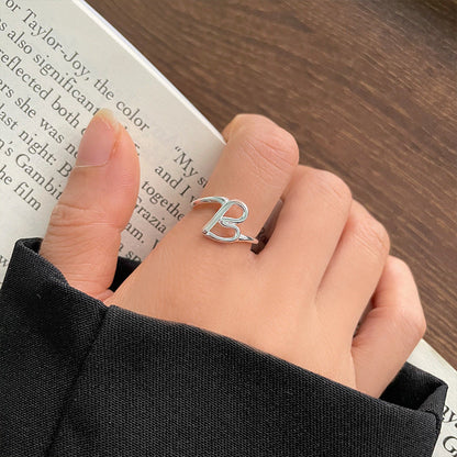 Personalized Cold Style Hand Jewelry Female Opening Rings