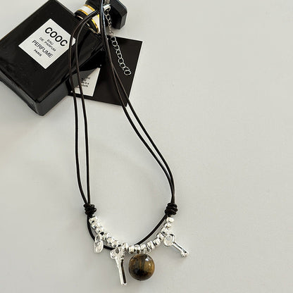 Metal Beaded Stitching Asian Culture Hot Necklaces