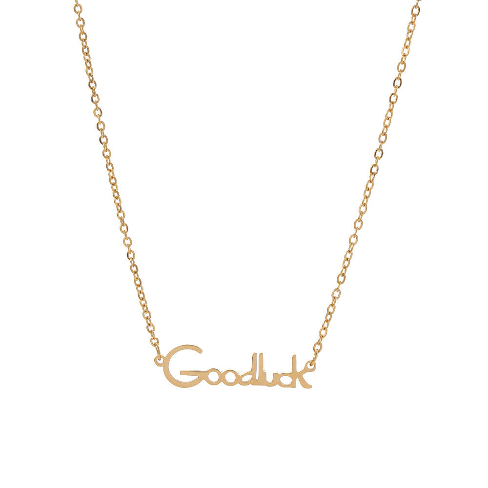 Stainless Steel Pendant Titanium Gold Plating Mother Necklaces