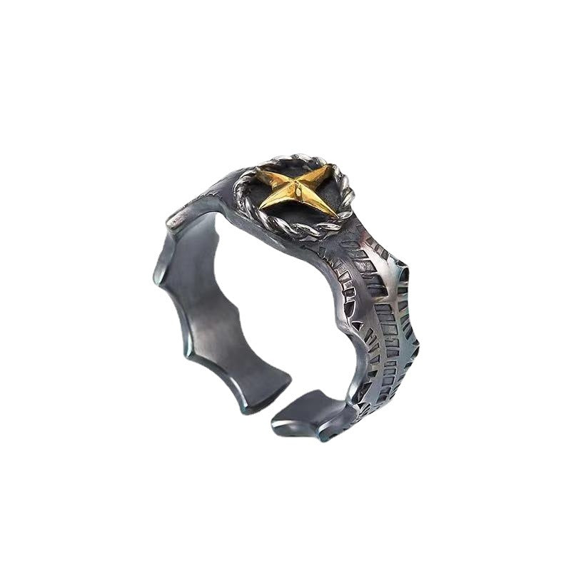 Men's Asterism Fashion Personalized Cold Style Index Finger Rings