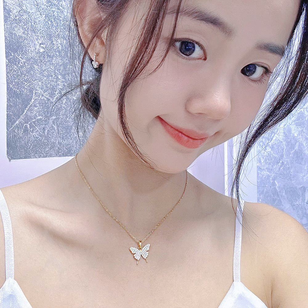 Light Luxury Minority Zircon Pendant Style Temperament Necklaces