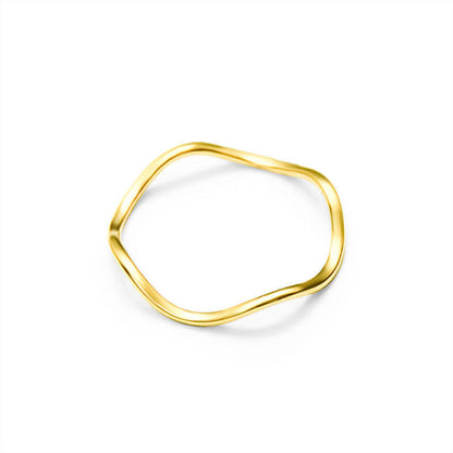 Style Fine Circle Stacked Niche Design Rings