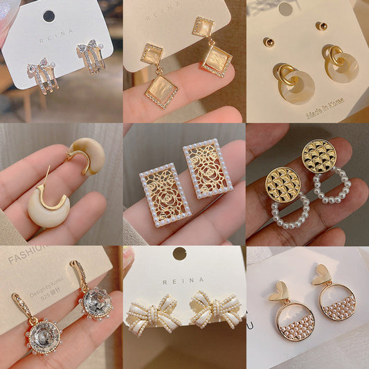 Treatment Personalized Stall Entrepreneurship High-grade Diamond Earrings