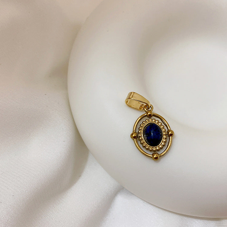 Transparent Bear Metal Smiley Pendant Female Necklaces