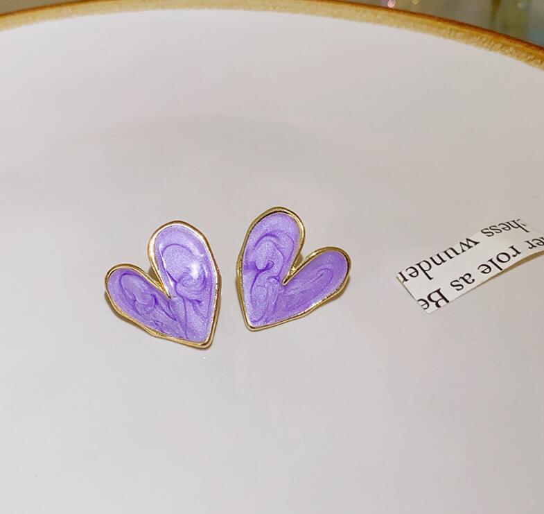 Needle Pink Simple Retro High Sense Light Luxury Minority Earrings