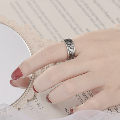 Men's Retro Style Creative Titanium Steel Personality Rings