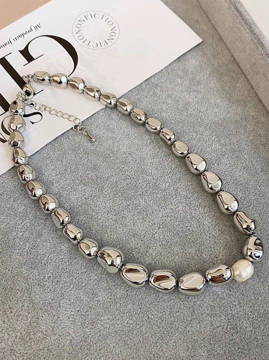 Irregular Freshwater Pearl Hip Hop Trendy Necklaces