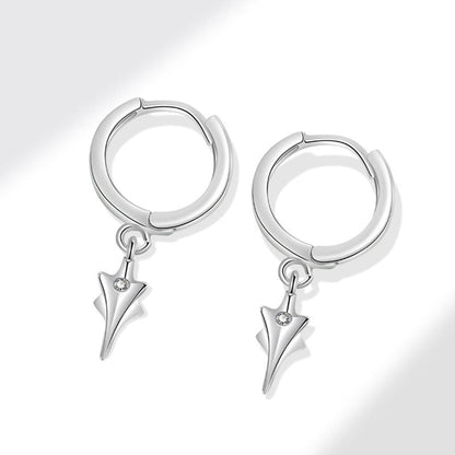 Men's Asterism Pendant Niche Trendy Unique Ear Clip Earrings