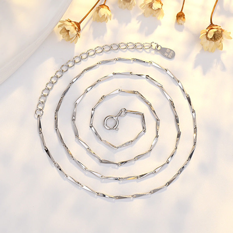 Copper Plated Pure Sier Melon Seeds Necklaces