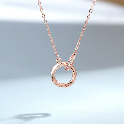 Women's & Men's & Couple Long-distance Love Commemorative Gift Necklaces