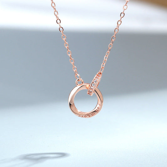 Women's & Men's & Couple Long-distance Love Commemorative Gift Necklaces